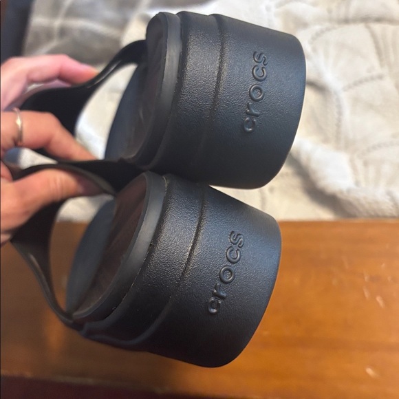 CROCS Black Slide Sandals - Picture 3 of 5